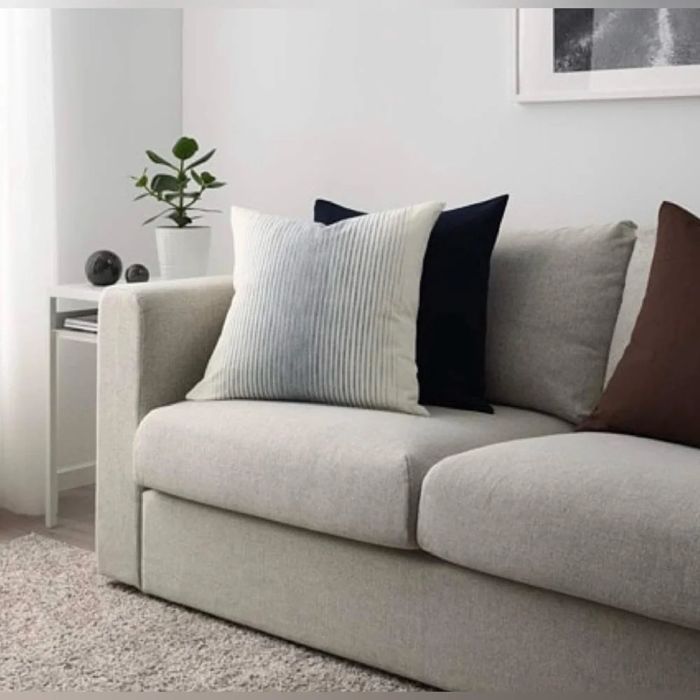 IKEA ISPIGG Cover w/Fjadrar w/Down Insert Accent Cushion 20x20